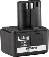 Batterie enfichable lithium-ion, 14,4 V/2 Ah