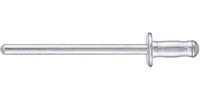 Rivet aveugle multiserrage PolyGrip®, alu/acier, tête goutte de suif