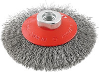 Brosse conique, acier, ondulé