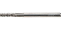 Mini-fraise sur tige en carbure, denture C, forme cylindrique ZYA