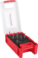 Jeu de mini-fraises sur tige en carbure, denture C