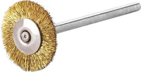 Brosse miniature, laiton, ondulé