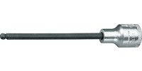 Embout de vissage 1/2" pour vis 6 pans, avec tête sphérique, n° IN 19 LK