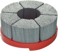 Brosse plate pour machines CNC, carbure de silicium, K 120