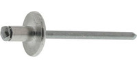 Rivet aveugle alu/acier, tête bombée GK 12