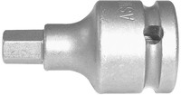 Embout de vissage à choc 1/2" pour vis 6 pans
