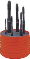 Jeu de tarauds machines pour trous débouchants, traités à la vapeur, 6 pcs.