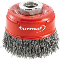 Brosse boisseau, acier, toronné