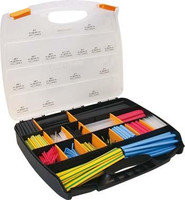 Assortiment de gaines flexibles thermorétractables, 975 pièces