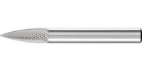 Fraise sur tige en carbure, denture MICRO, forme ogive à bout pointu SPG