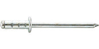 Rivet aveugle multiserrage PolyGrip®, acier/acier, tête goutte de suif