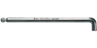 Clé mâle coudée, 6 pans, longue, tête sphérique, raccourcie, n° 950 PKLS