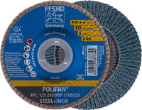 Disque à lamelles POLIFAN Z PSF STEELOX, Ø 125 mm