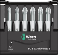 Jeu d’embouts Bit-Check 6 Universal 1 PZ