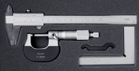 Jeu de 3 instruments de mesure, analogique