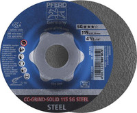 Meule abrasive CC-GRIND SOLID SG STEEL