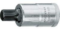 Embout de vissage 1/2" pour vis à denture multiple XZN, n° INX 19