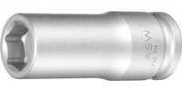 Douille à choc 3/8", magnétique, modèle long