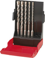 Jeu de forets pour perforateurs SDS-plus, 4 arêtes de coupe