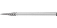 Mini-fraise sur tige en carbure, denture 5, forme conique à bout pointu SKM