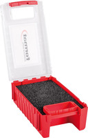 Boîte en plastique pour fraises sur tige Ø 3 mm, vide