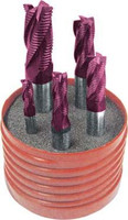 Jeu de fraises d'ébauche, type HR, HSS-E PM, TiAlN