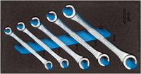 Module d'outillage 1/3 clés polygonales doubles, 15 pièces