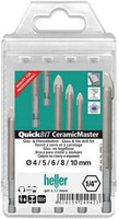 Jeu de forets à percer le verre et le carrelage QuickBit CeramicMaster