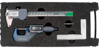 Jeu de 3 instruments de mesure à affichage digital